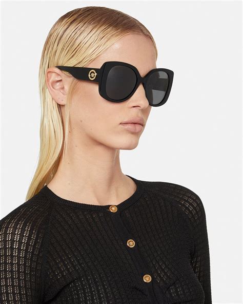 versace red glam medusa sunglasses|Versace Medusa sunglasses women.